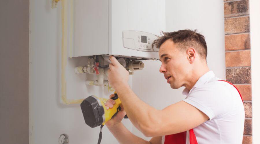 Local tankless water heater installation in Coon Rapids, IA
